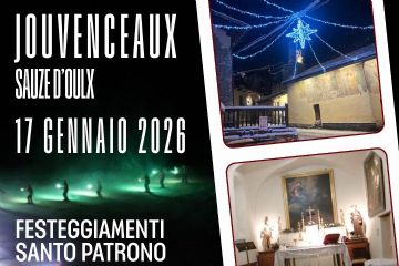 Locandina con foto di Jouvenceaux e dettagli dell'evento