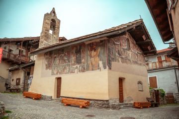 Fiaccolata di Sant’Antonio a Jouvenceaux.     